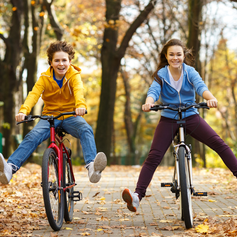 Teens On Bikes