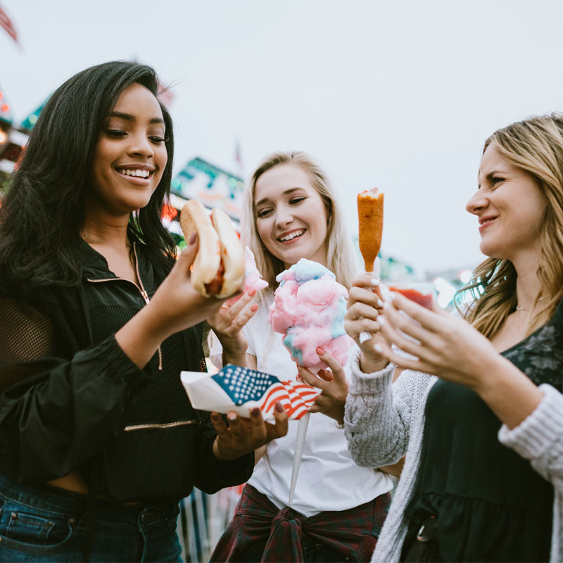 Teenagers at Carnival